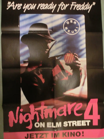 Nightmare on Elm Street 4 Plakat A1