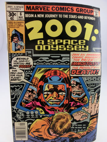 2001 - A Space Odyssey - Marvel Comic 6. May,1977