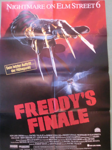 Nightmare on Elm Street 6 - Freddy´s Finale) Plakat A1