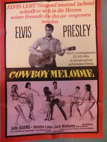 Elvis - Cowboy Melodie Plakat A1