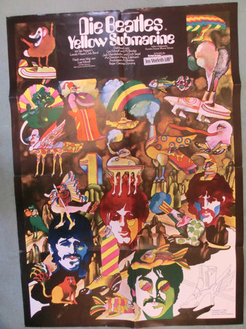 Die Beatles - Yellow Submarine Plakat A1