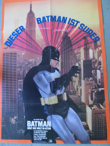 Batman hält die Welt in Atem Plakat A1