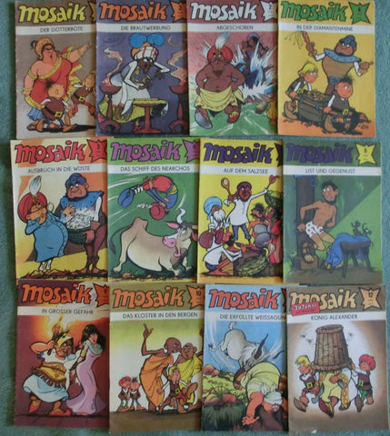 Mosaik DDR Comic Jahrgang 1985 kpl, 1-12