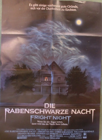 Die rabenschwarze Nacht(Fright Night) Plakat A1