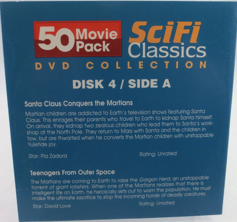 SciFi-Classics DVD Collection Disk 4   4 Filme  ( NTSC-Format )