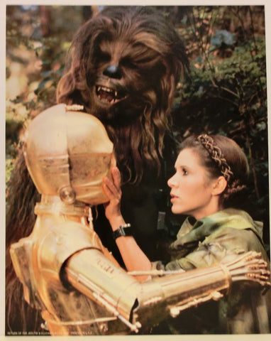 Star Wars Original-Filmfoto C3-PO, Chewbacca & Leia