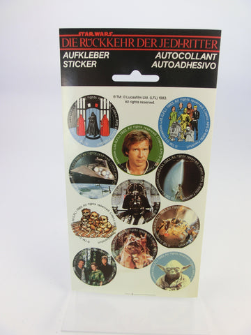 Rückkehr der Jedi-Ritter Sticker / Aufkleber - Set 1983)