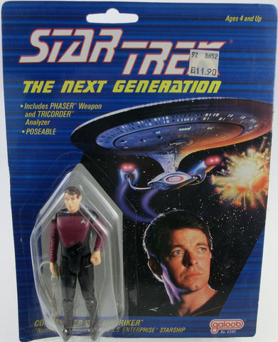 Riker Star Trek Actionfigur 10 cm Galoob von 1988