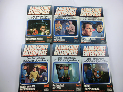 Raumschiff Enterprise - Der Fernsehfilm in 300 farbigen Fotos Bnd. 1- 6