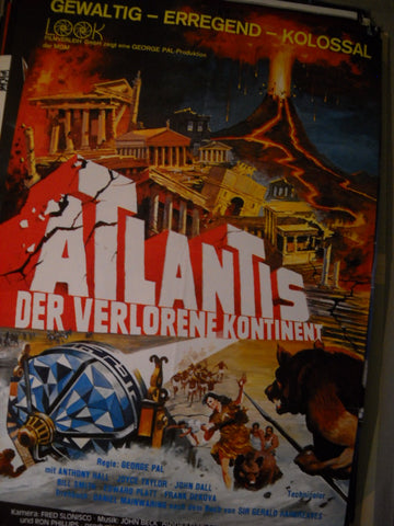 Atlantis - Der verlorene Kontinent Plakat A1