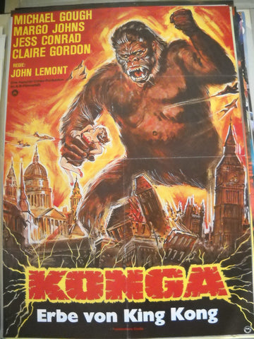 Konga - Erbe von King Kong Plakat A1