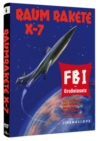 Raumrakete X-7 DVD Cover A (limitiert auf 222 Stk.)