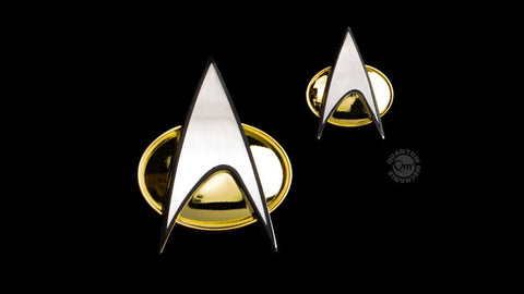 Star Trek: TNG Ansteck-Pin & Ansteck-Button Set Communicator