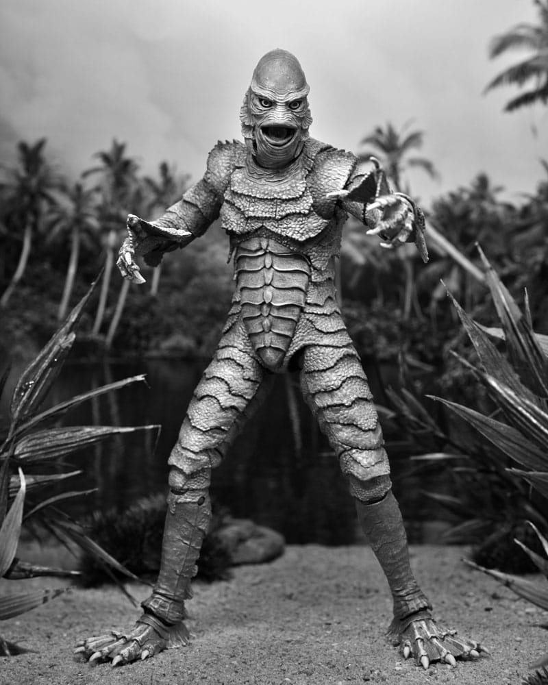 Universal Monsters Actionfigur Ultimate Creature from the Black Lagoon (B&W) 18 cm