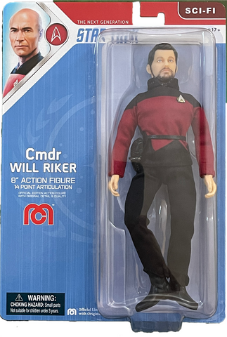 Star Trek TNG  Actionfigur Riker. 20 cm´ Mego