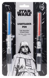 Star Wars Set mit 2 Lichtschwert-Stiften Luke Skywalker & Darth Vader