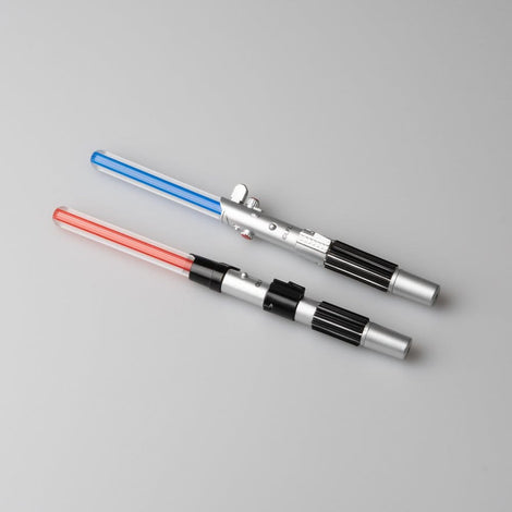 Star Wars Set mit 2 Lichtschwert-Stiften Luke Skywalker & Darth Vader