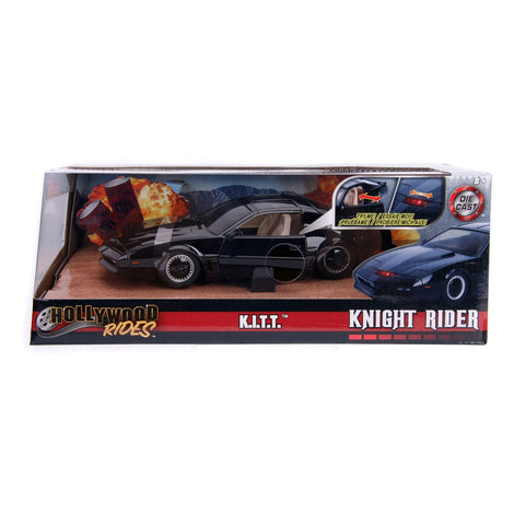 Knight Rider Diecast Modell 1/24 1982 Ponitac Trans AM Try Me -leuchtet!
