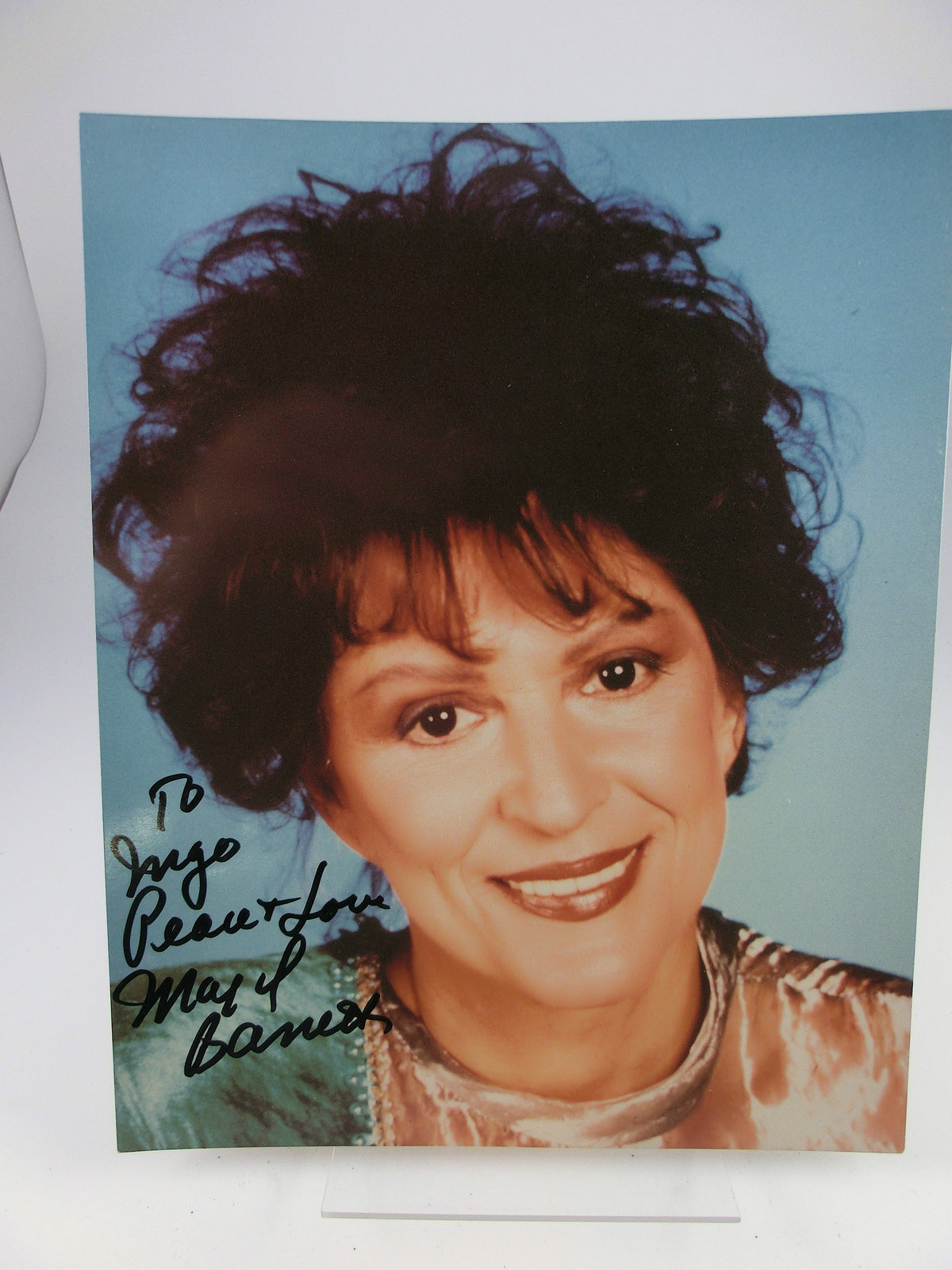 Star Trek Majel Barrett Autogramm