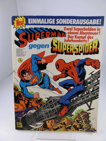 Superman gegen Super-Spider Comic -Ehapa