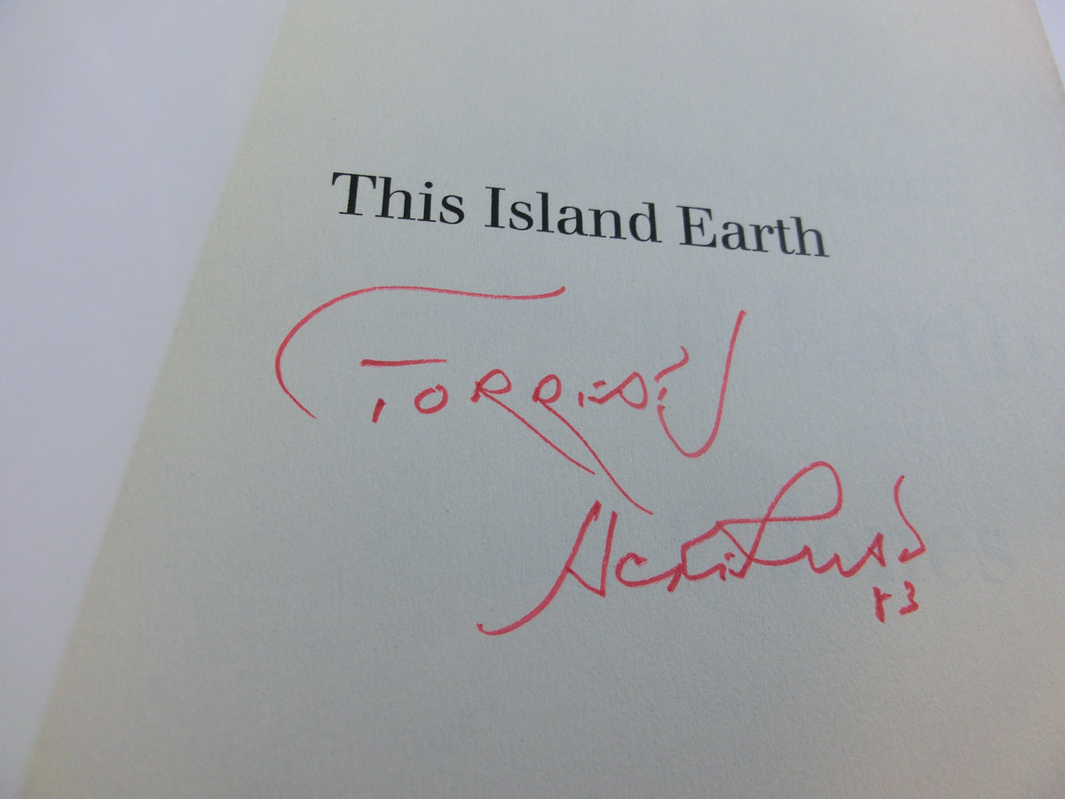 Forrest J. Ackerman presents This Island Earth - Romanvorlage, signiert