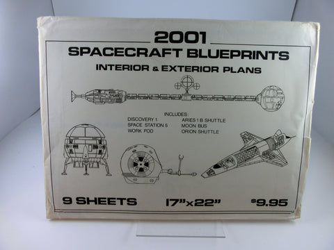 2001 Spacecraft Blueprints, 9 Blätter