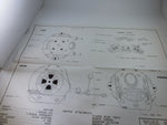 2001 Spacecraft Blueprints, 9 Blätter