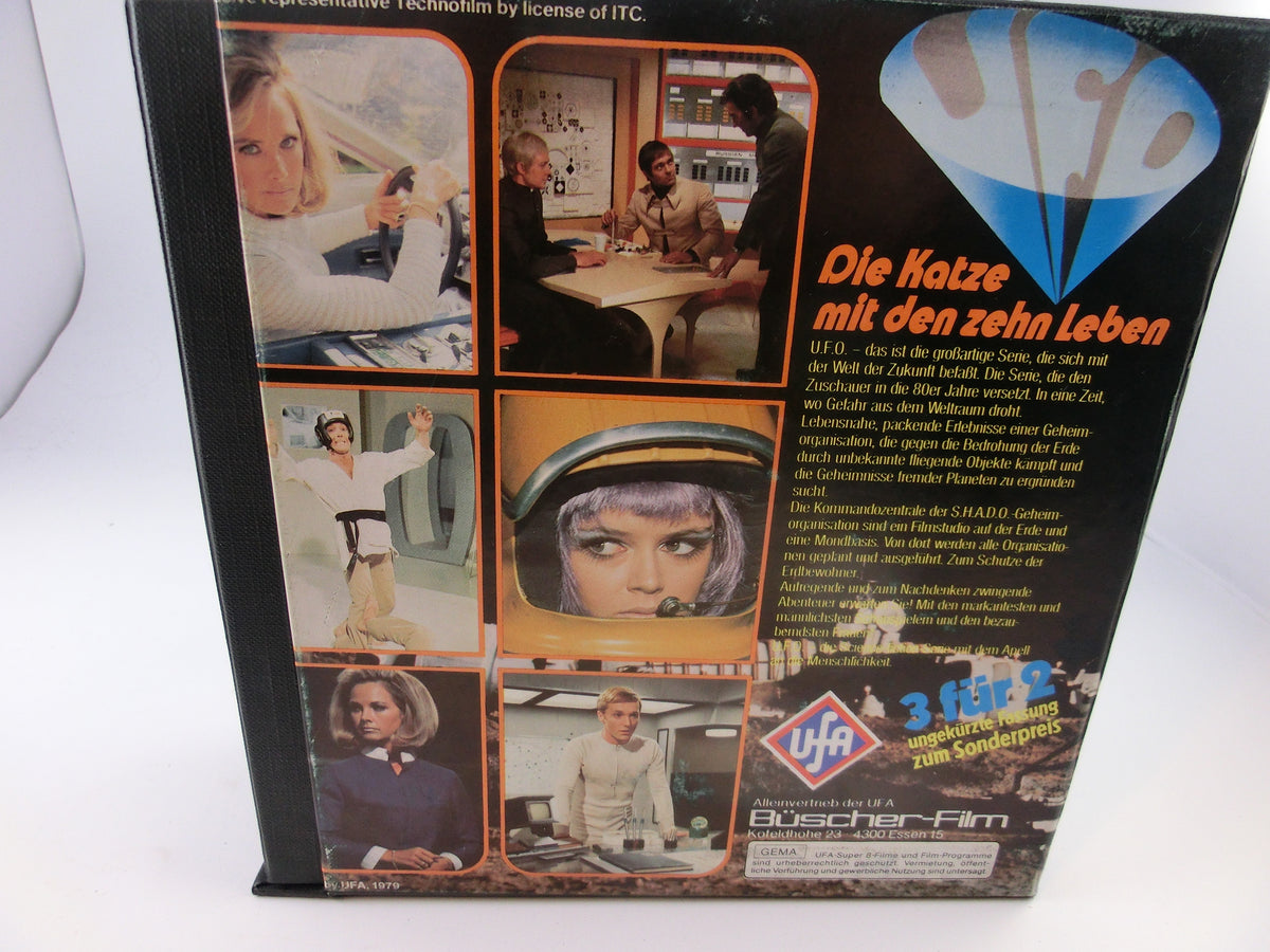 UFO - Die Katze mit den zehn Leben , Super 8 color, 3 x 110 m