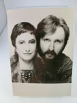 James Cameron / Gale Anne Hurt 1 s/w Pressefoto ,18 x 13 cm Neu!