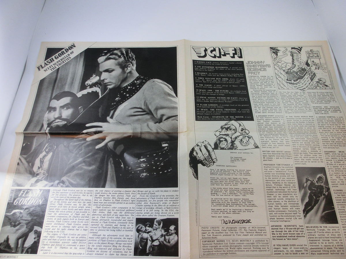 TV.Movie Monthly 1976 , Classic Enterprise Blueprint A3 , 90 x 60 cm
