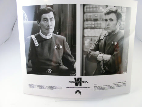 Star Trek VI Undisc. Country Pressefoto Takei / Chekov  26 x 21 cm
