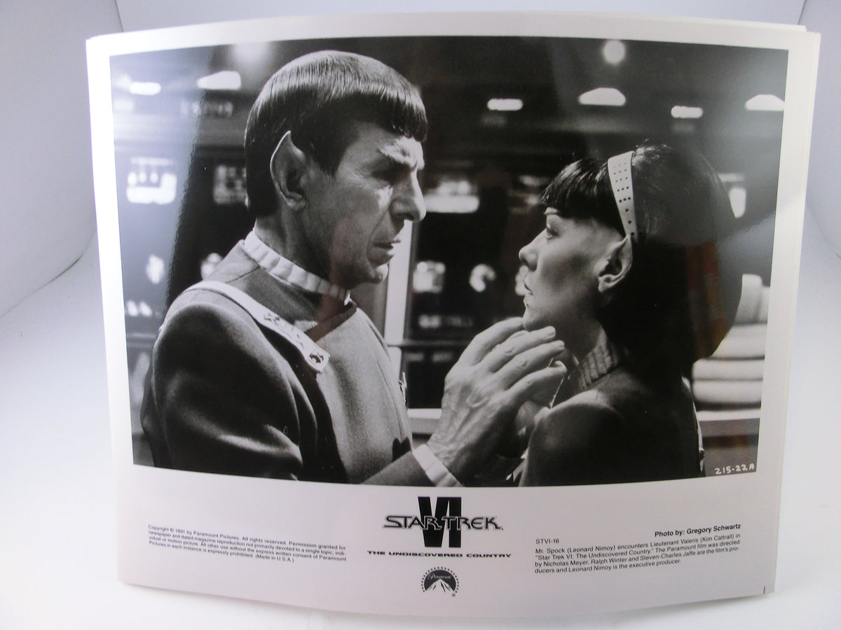 Star Trek VI Undisc. Country Pressefoto Spock/Valeris 26x21cm