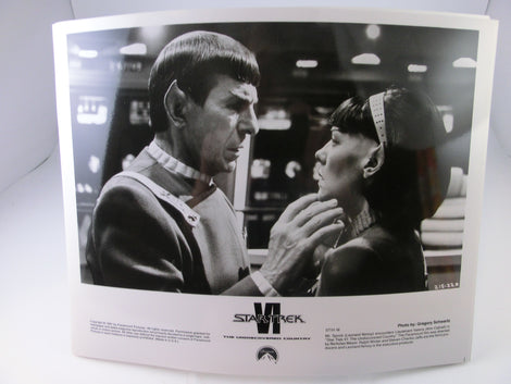 Star Trek VI Undisc. Country Pressefoto Spock/Valeris 26x21cm