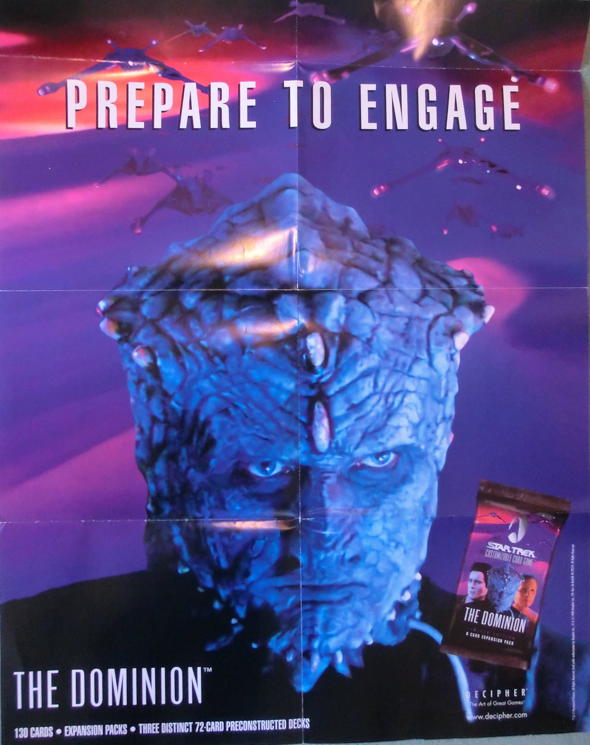 Star Trek Plakat zur Trading Card Dominion Edition