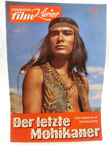 Der letzte Mohikaner Filmprogramm Ill. Film-Kurier 46