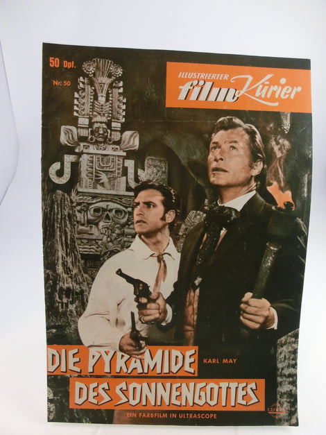Die Pyramide des Sonnengottes Filmprogramm Ill. Film-Kurier 50
