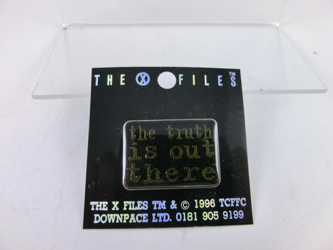 X-Files "The Truth is out There" Anstecker / Pin vintage