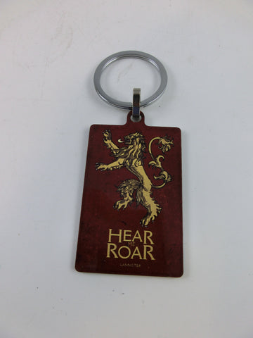 Keychain Game of Thrones Lannister Hear Me Roar