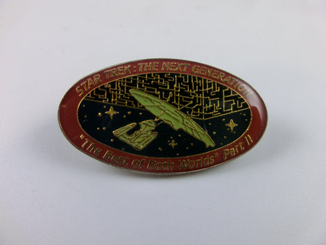 Star Trek TNG "Best of both Worlds"l Anstecker / Pin vintage