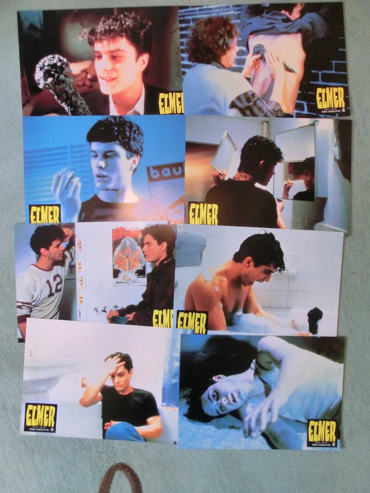 Elmer ( Brain damage ) kpl.  16  Aushangfotos / Lobby Cards