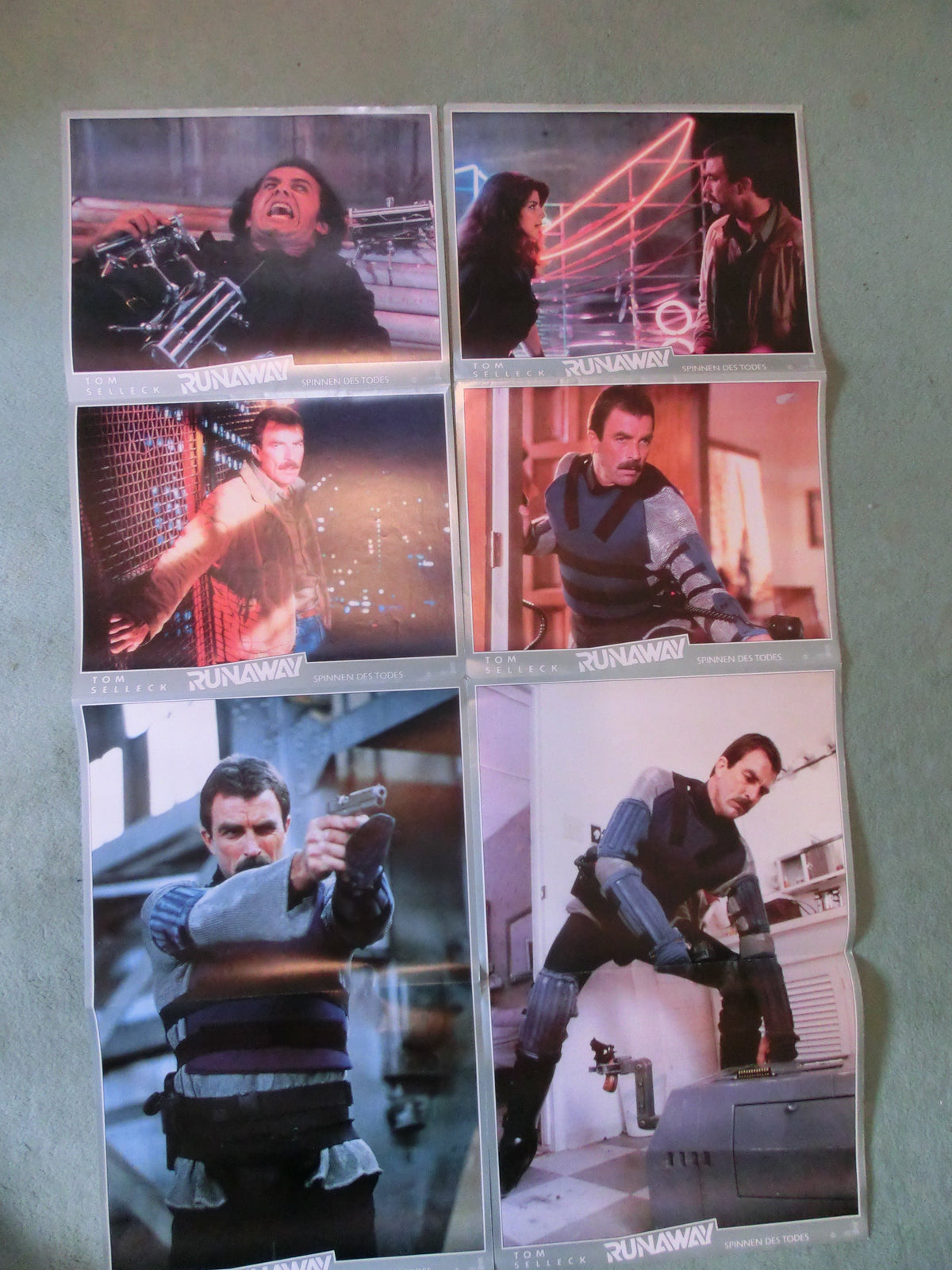 Runaway - Spinnen d. Todes , kpl. Aushangfotos / Lobby Cards