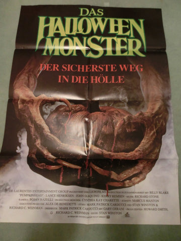 Das Halloween Monster Plakat A1