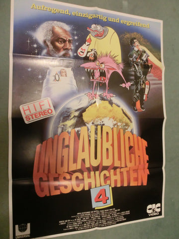 Unglaubliche Geschichten 4 Original Video-Plakat A1