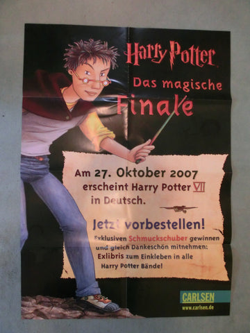 Harry Potter Carlsen Werbeplakat zu Band VII. (Finale)