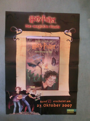 Harry Potter Carlsen Werbeplakat zu Band VII.