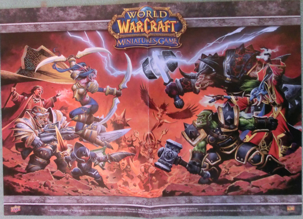 World of Warcraft Werbeplakat - Miniatures Game