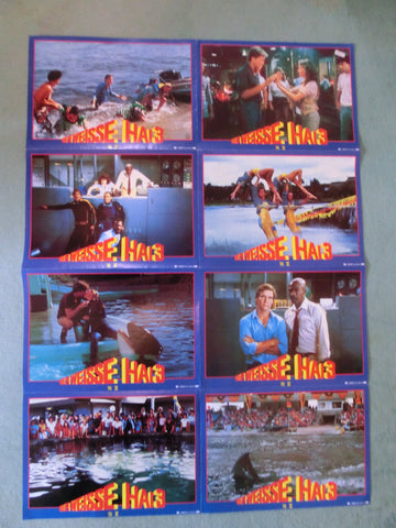 Der Weisse Hai 3 Aushangfoto Lobby Cards Set.kpl. 16 Fotos