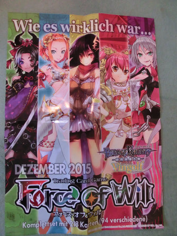 Force of Will , 72 x 52 cm Poster von 2015