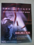The X-Files coll. card game Poster von 1997