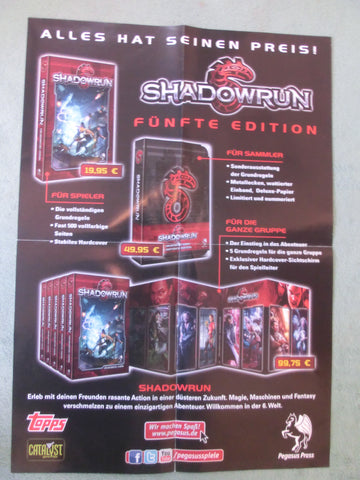 Shadowrun - 5. Edition Werbeposter